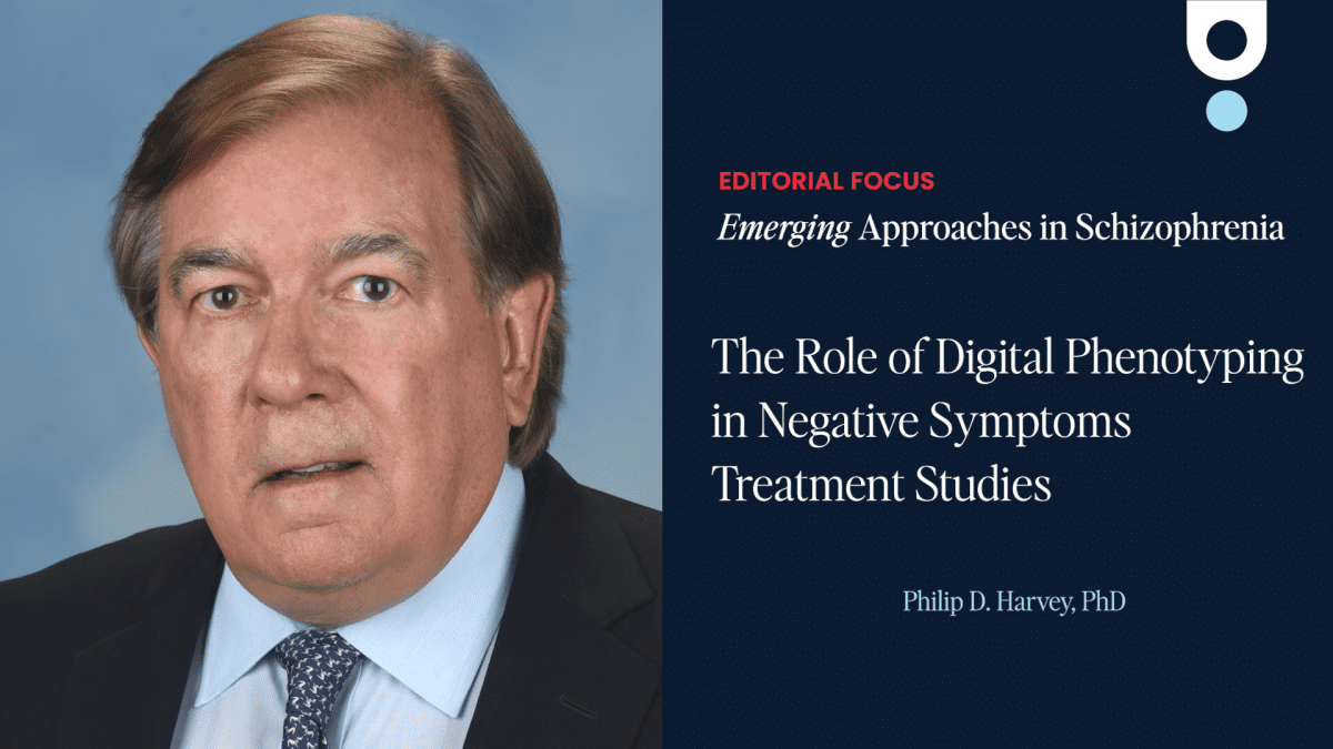 The Role of Digital Phenotyping in Negative Symptoms Treatment Studies